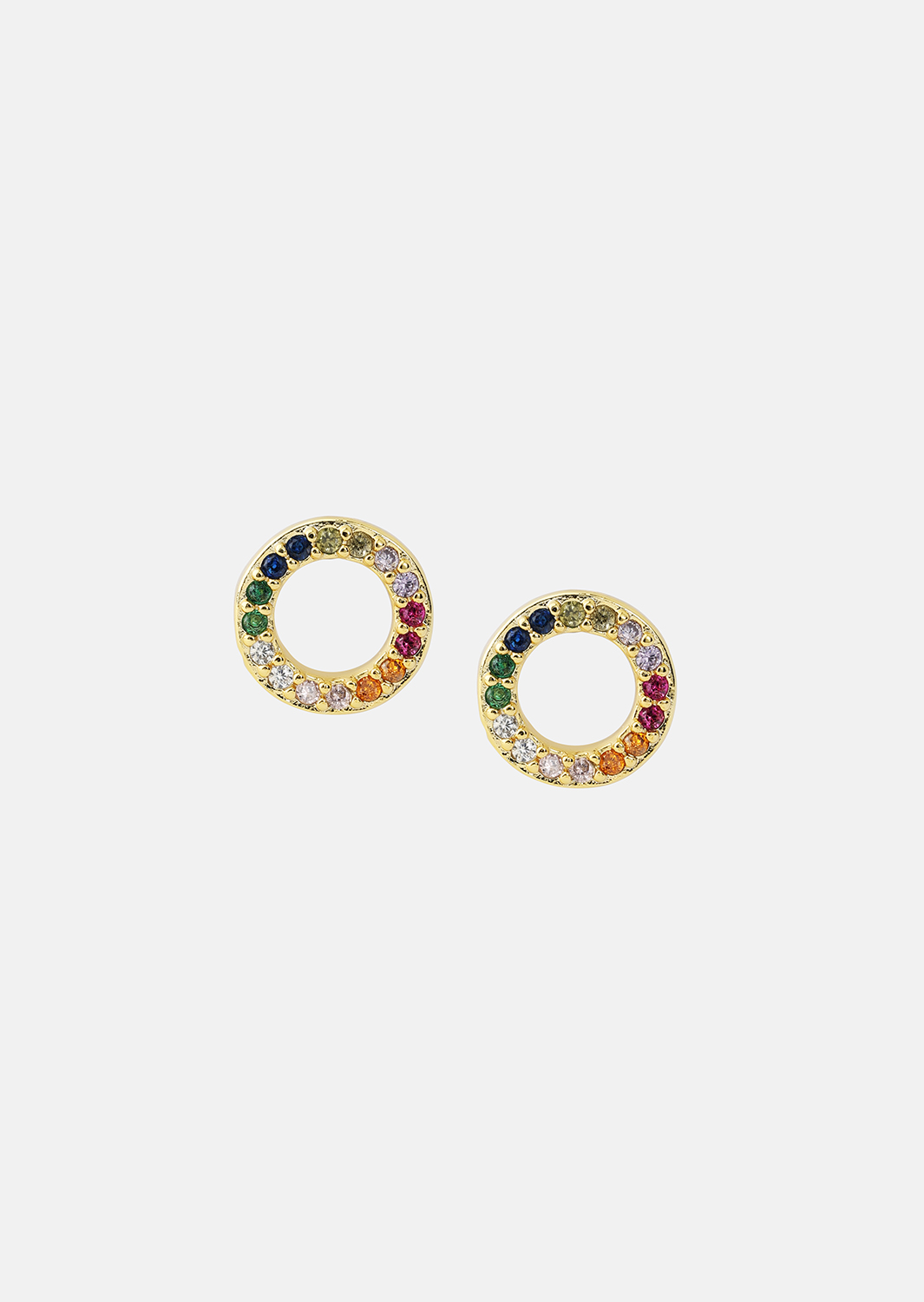 Korvakorut Prism Halo - 18k Kullatut
