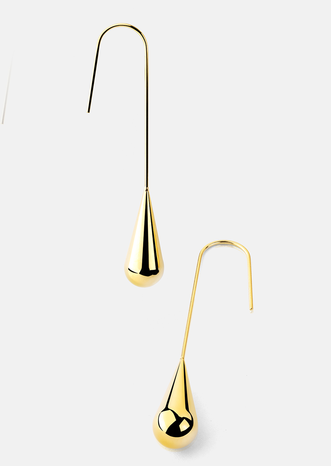Korvakoru Golden Drop Elegance - 18k Kullattu