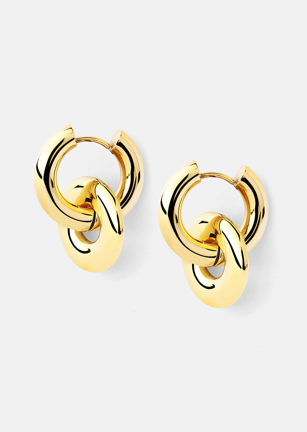 Korvakorut Chunky Link – 18k Kullatut