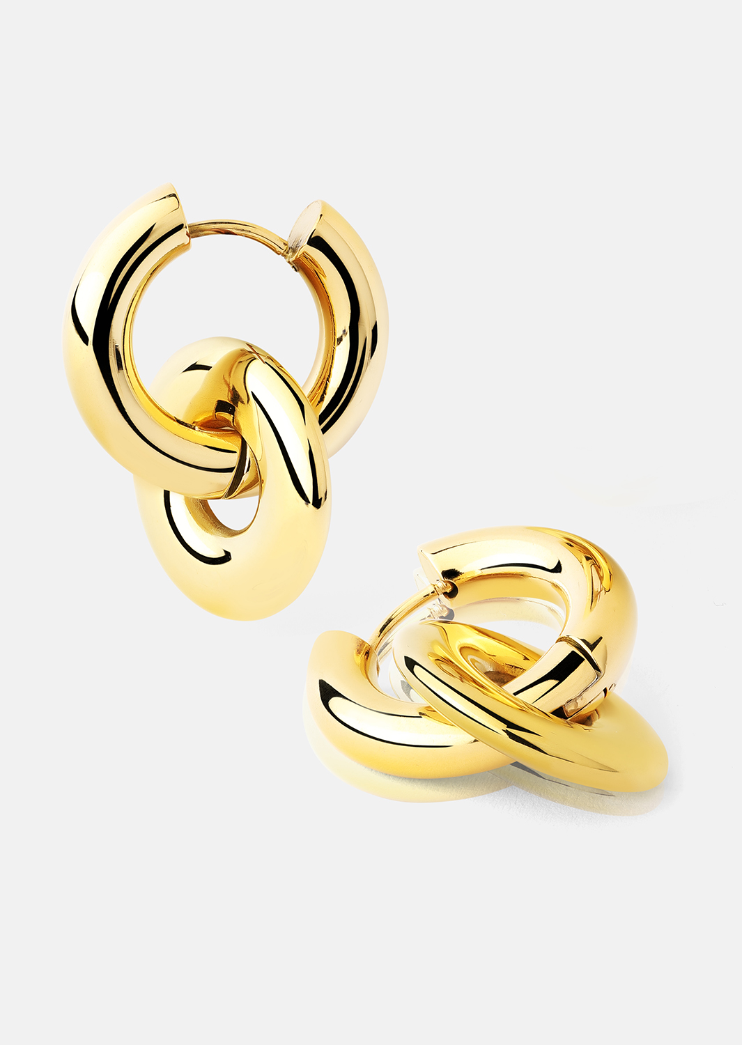 Korvakorut Chunky Link – 18k Kullatut