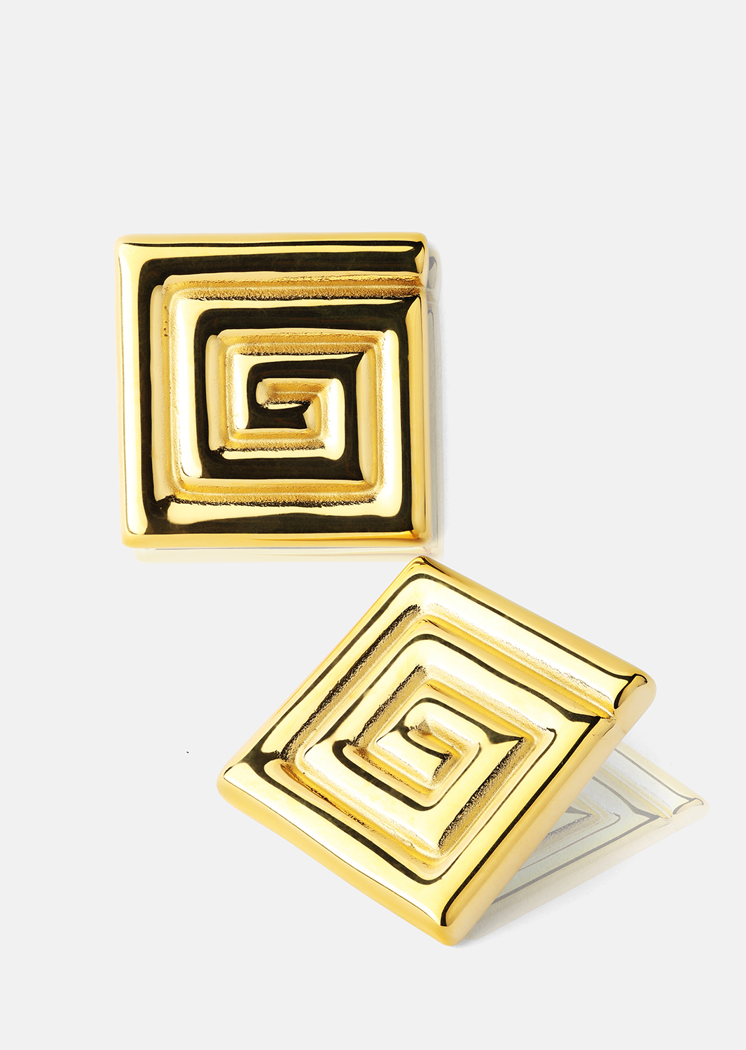 Korvakoru Geometric Glow - 18k Kullattu