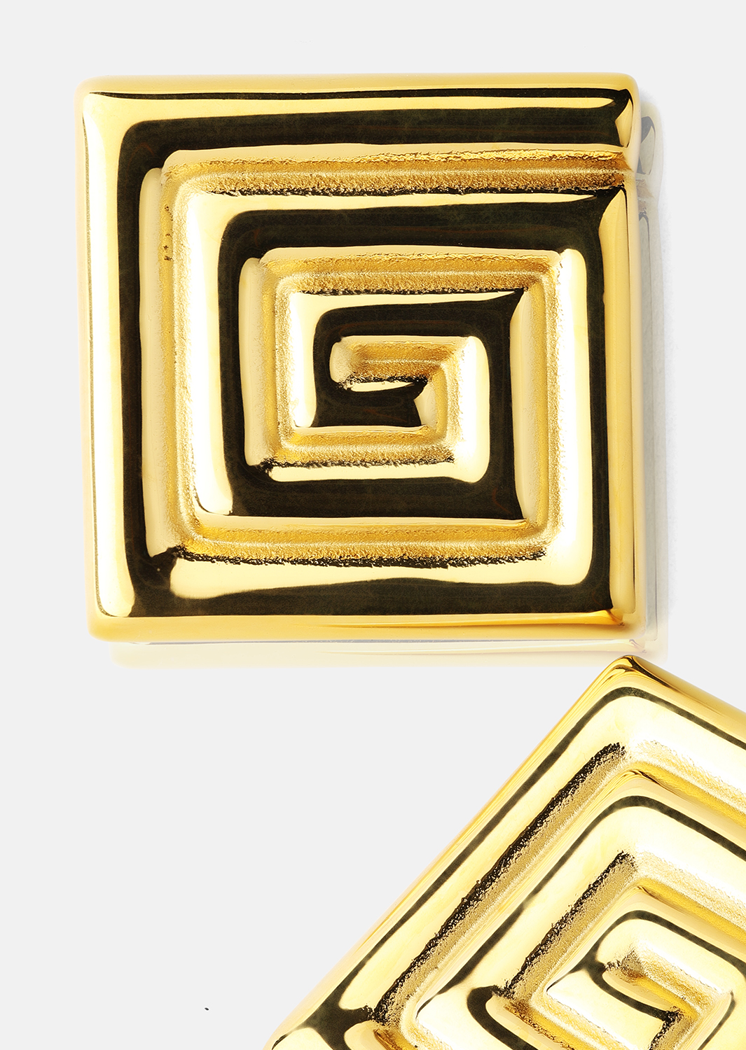 Korvakoru Geometric Glow - 18k Kullattu