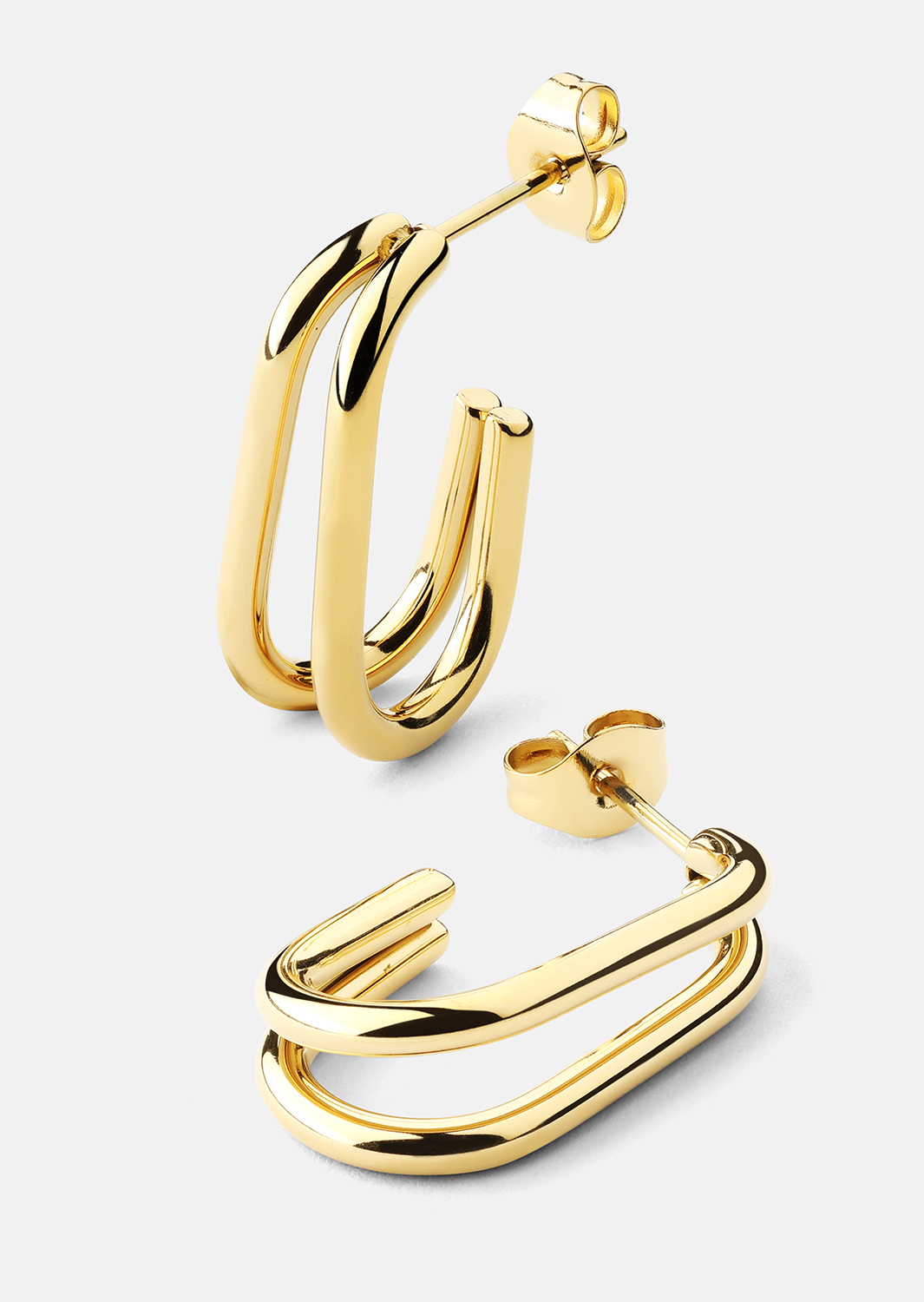 Korvakorut Loop Duo – 18k Kullatut