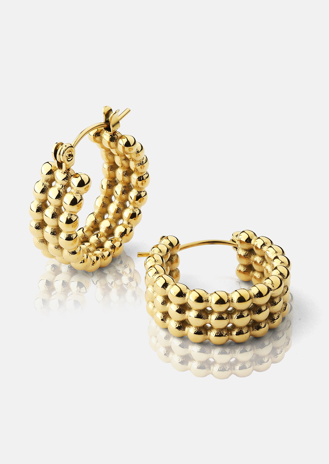 Korvakorut Sfera – 18k Kullatut