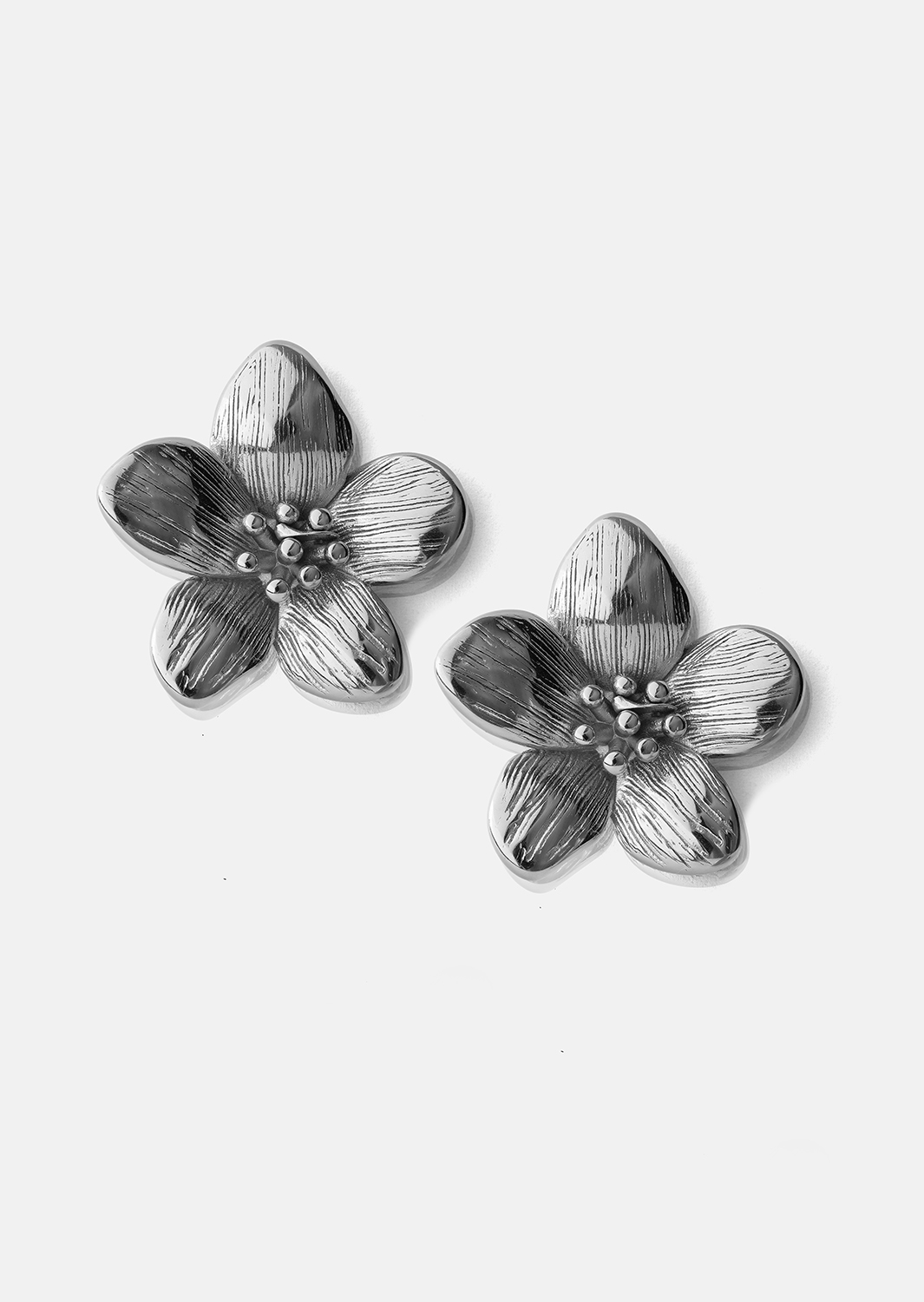 Korvakorut Flora Shine – Hopeoitut