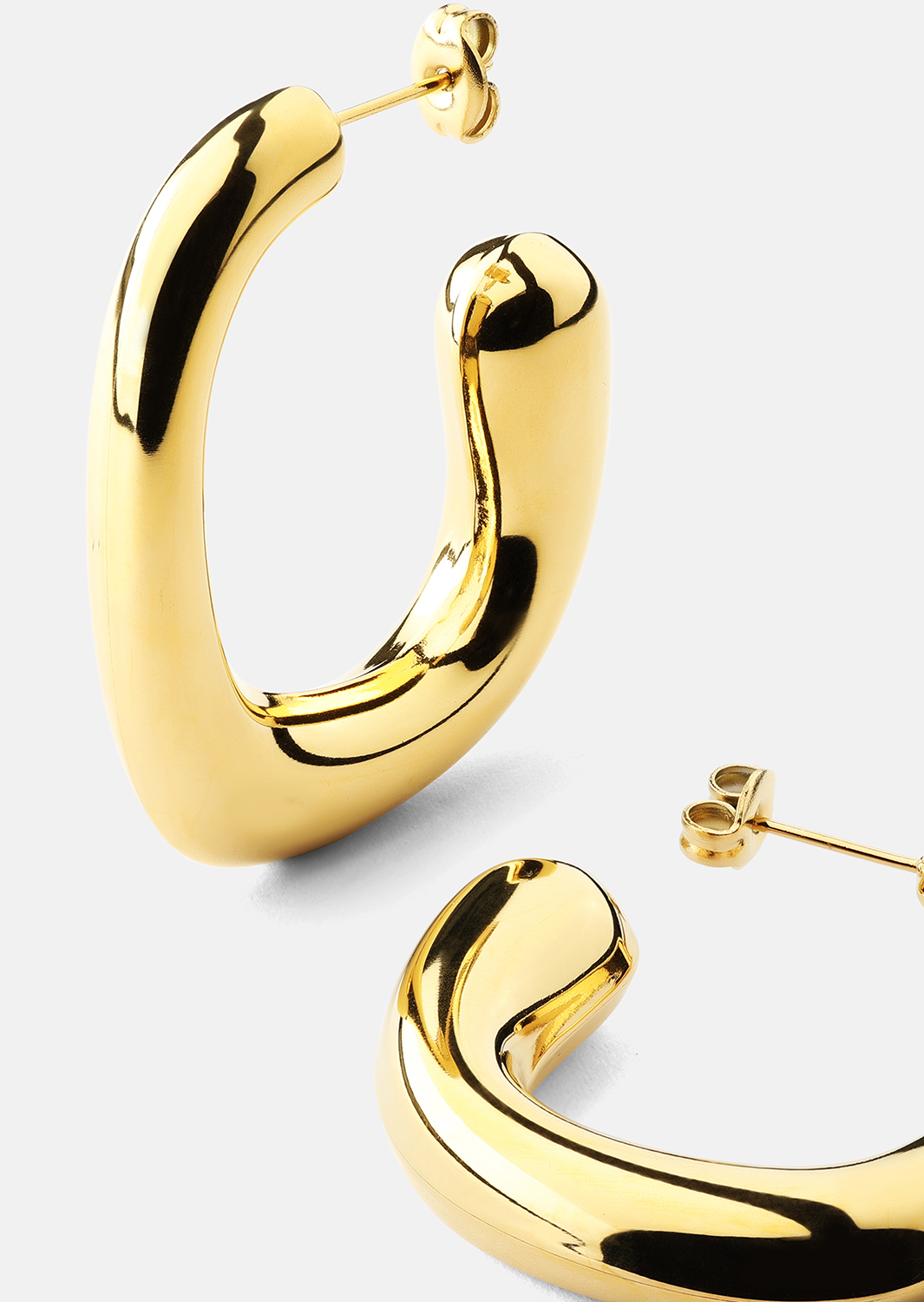 Korvakoru Elegant Curve - 18k Kullattu