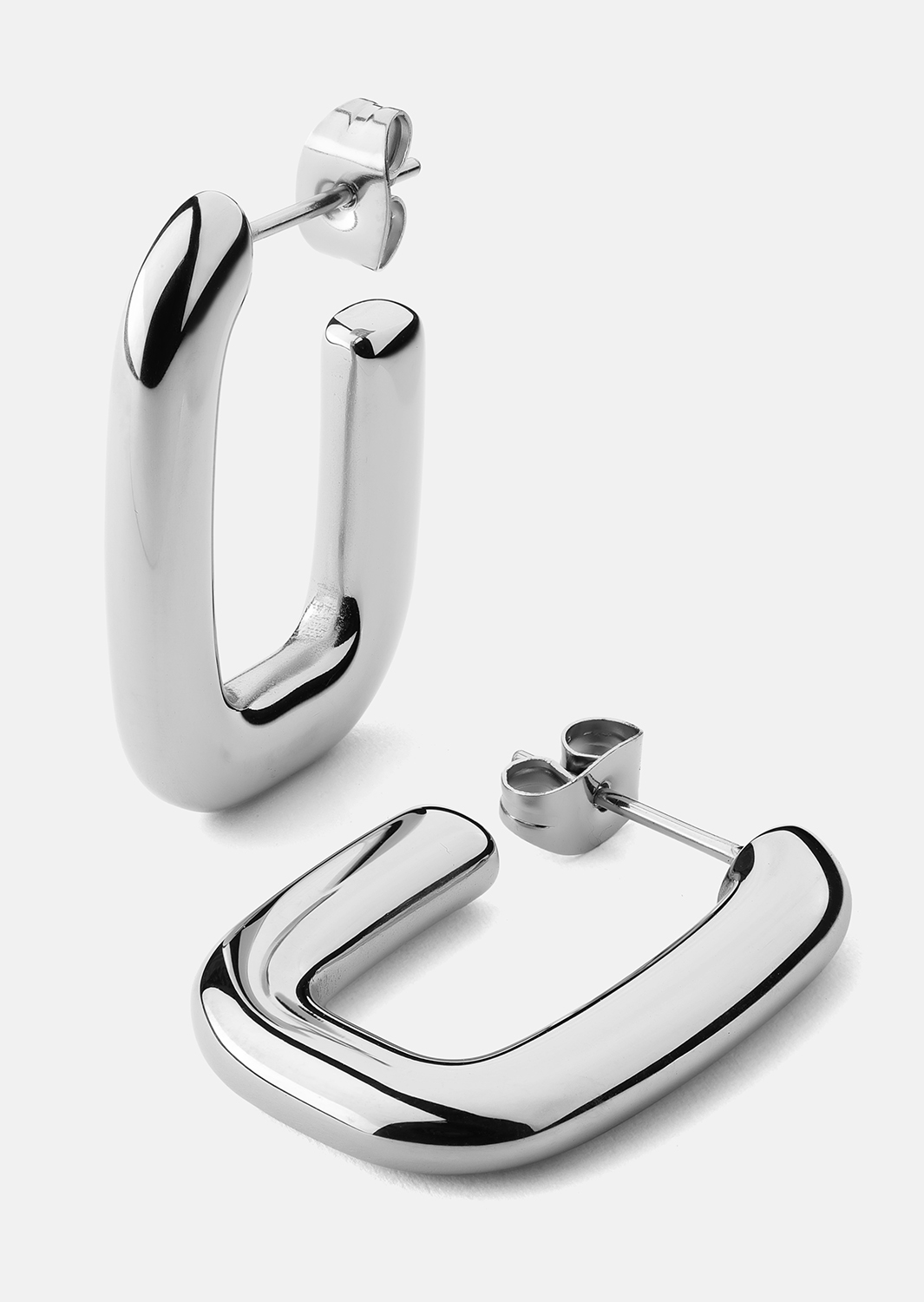 Korvakoru Chunky Rectangle - Steel