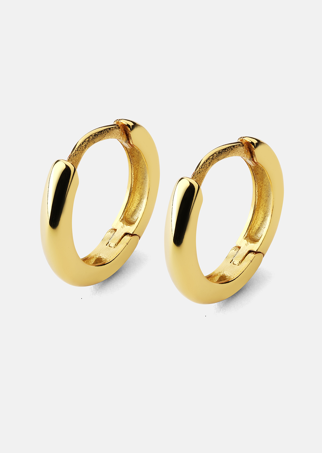 Korvakorut Mini Hoops - 18k Kullatut