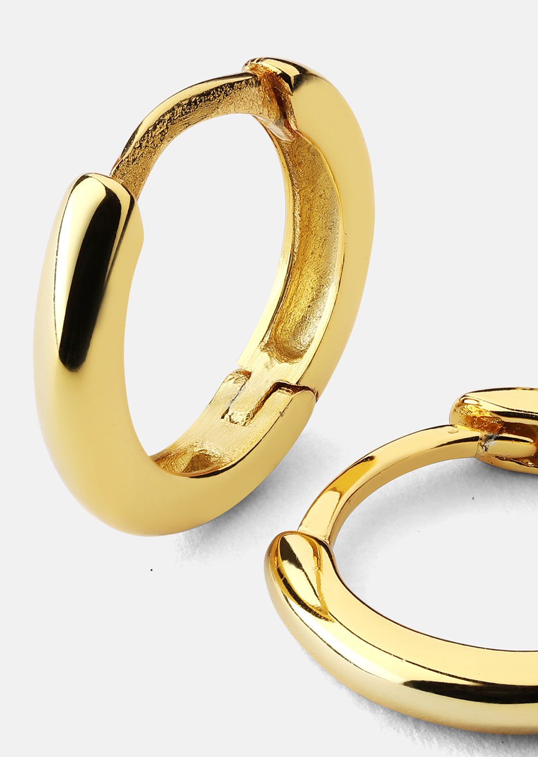 Korvakorut Mini Hoops - 18k Kullatut