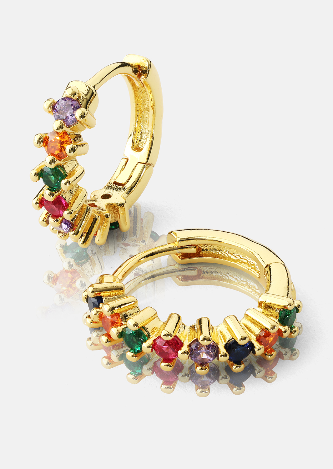 Korvakoru Multicolor Shine- 18k Kullattu