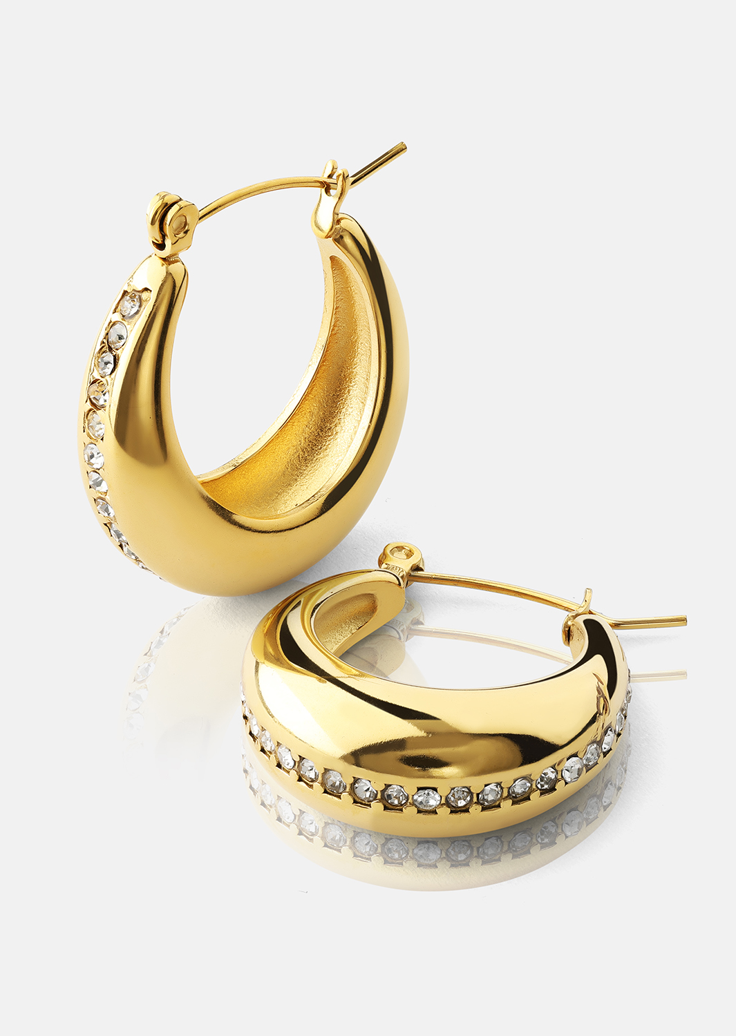 Korvakorut Shine Hoops - 18k Gold Plated