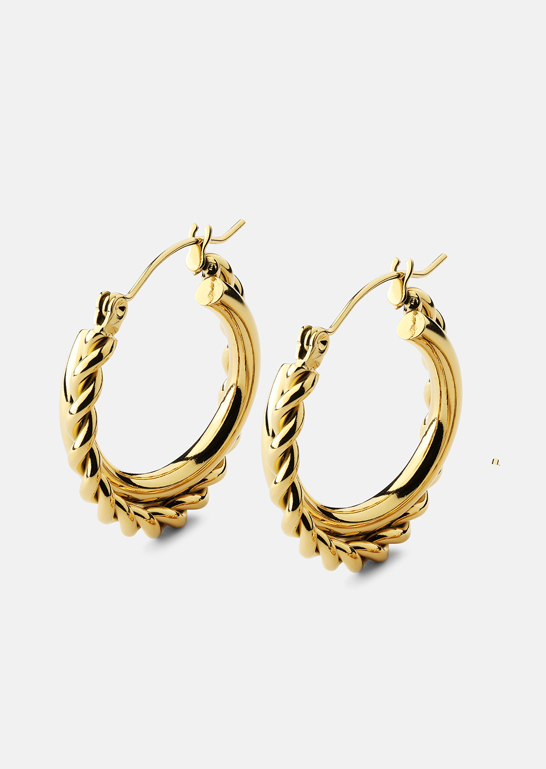 Korvakorut Twist Elegance – 18k Kullatut