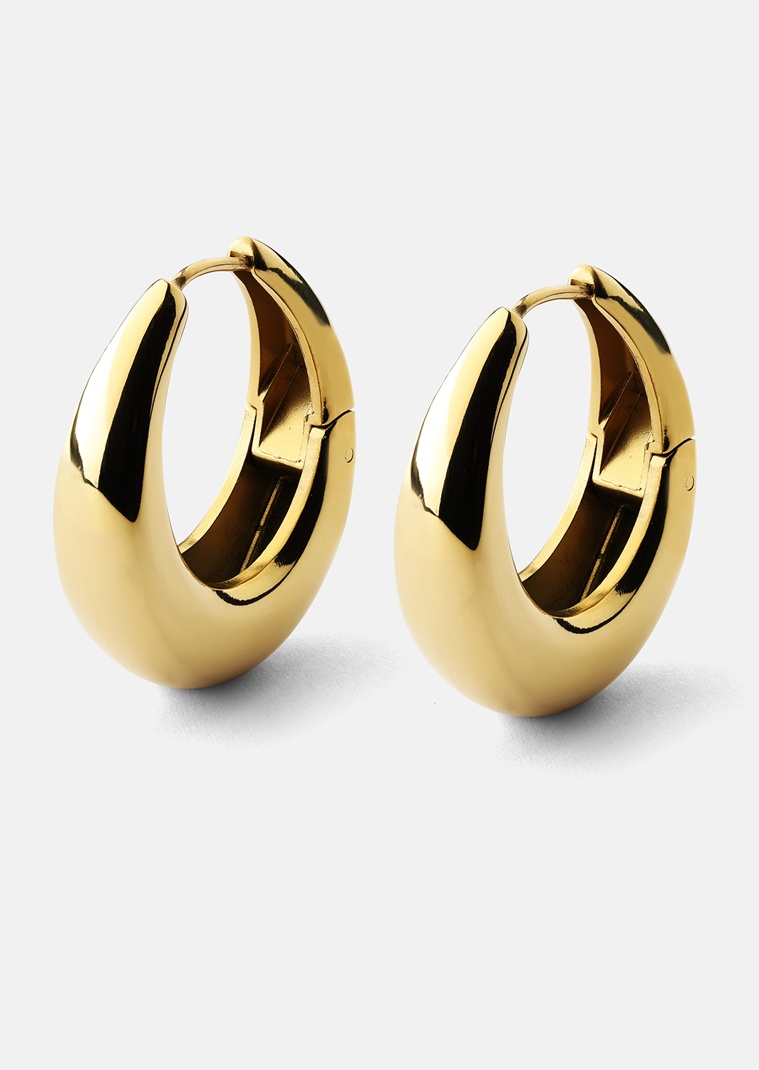 Korvakorut Bold Curve – 18k Kullatut