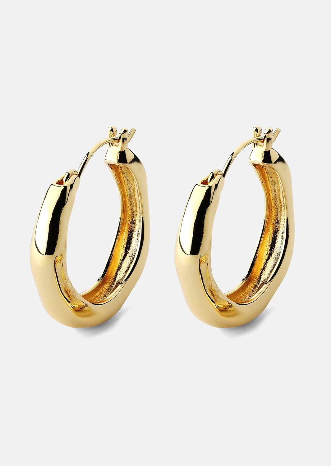 Korvakoru Mila Hoops - 18k Kullattu