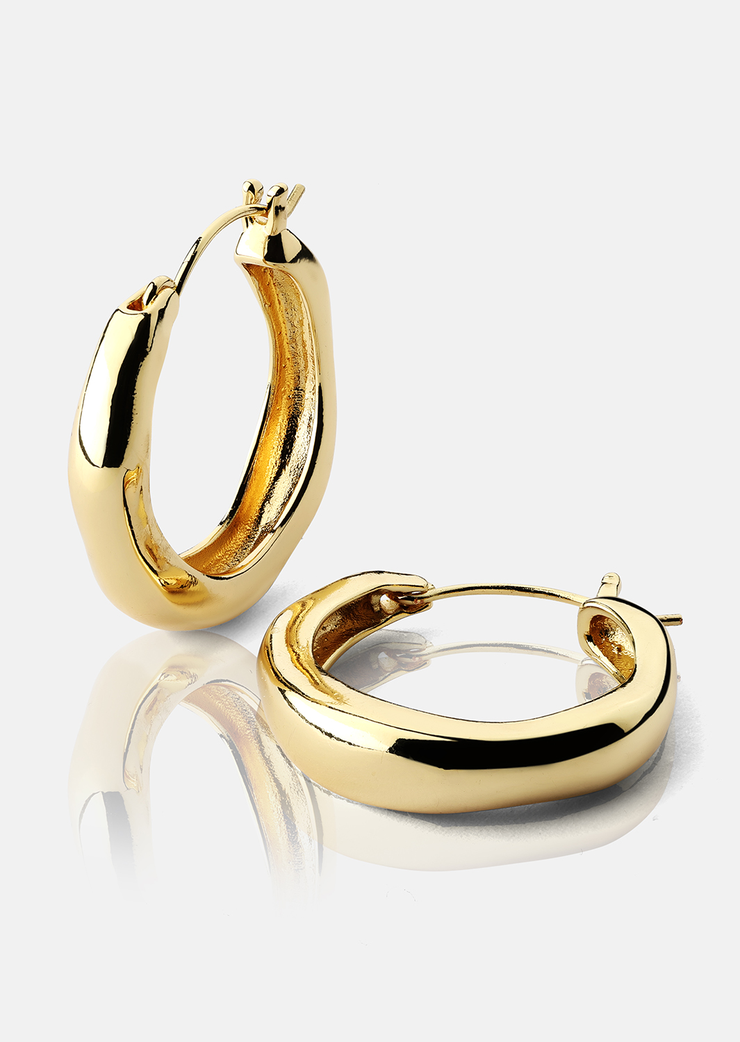 Korvakoru Mila Hoops - 18k Kullattu