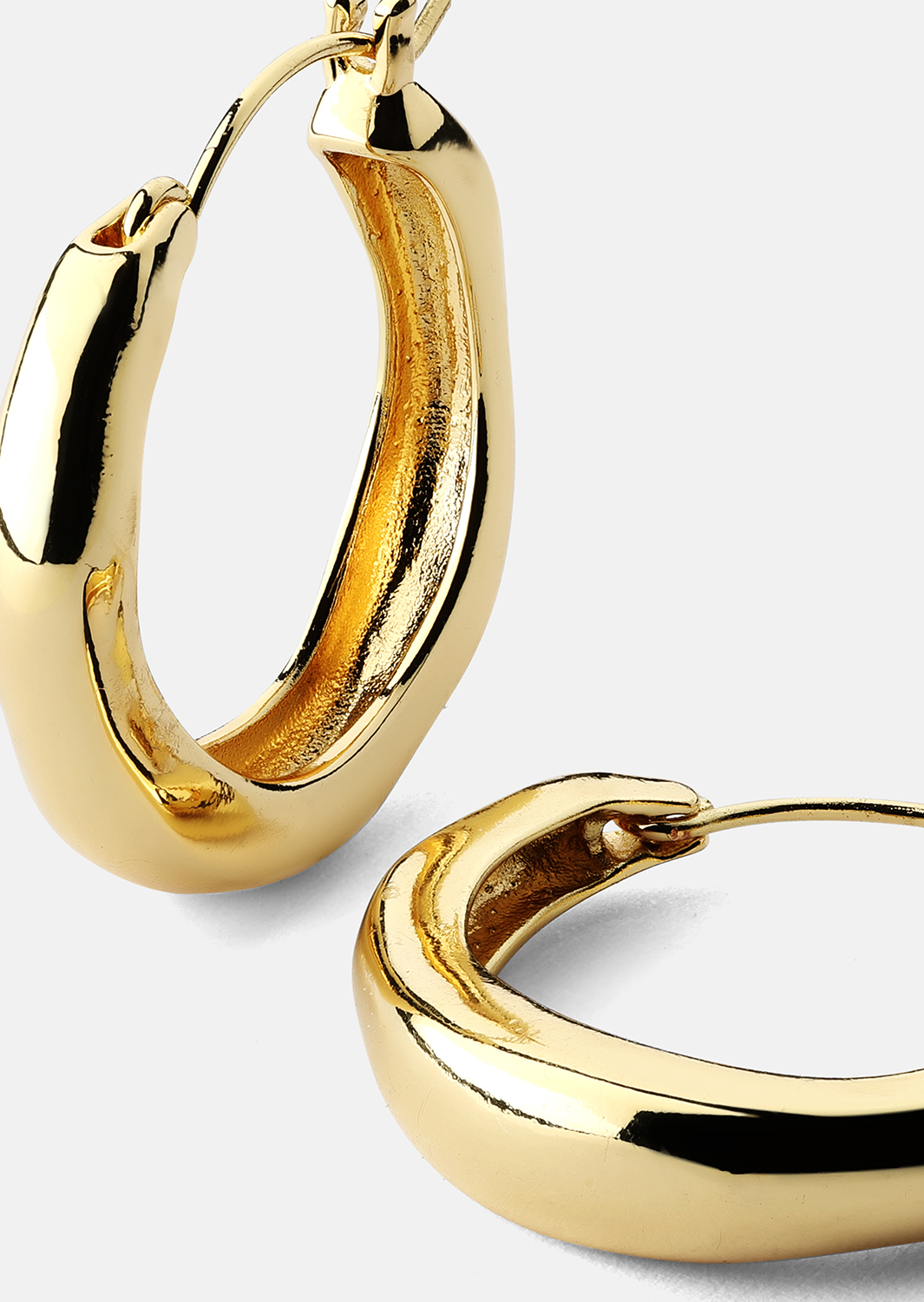 Korvakoru Mila Hoops - 18k Kullattu