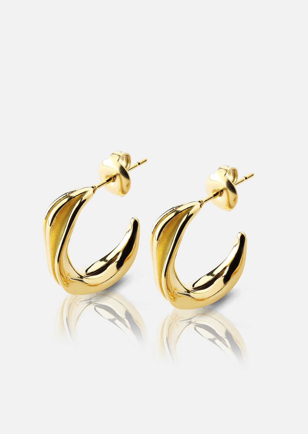 Korvakorut Gleaming Flow - 18k Kullatut