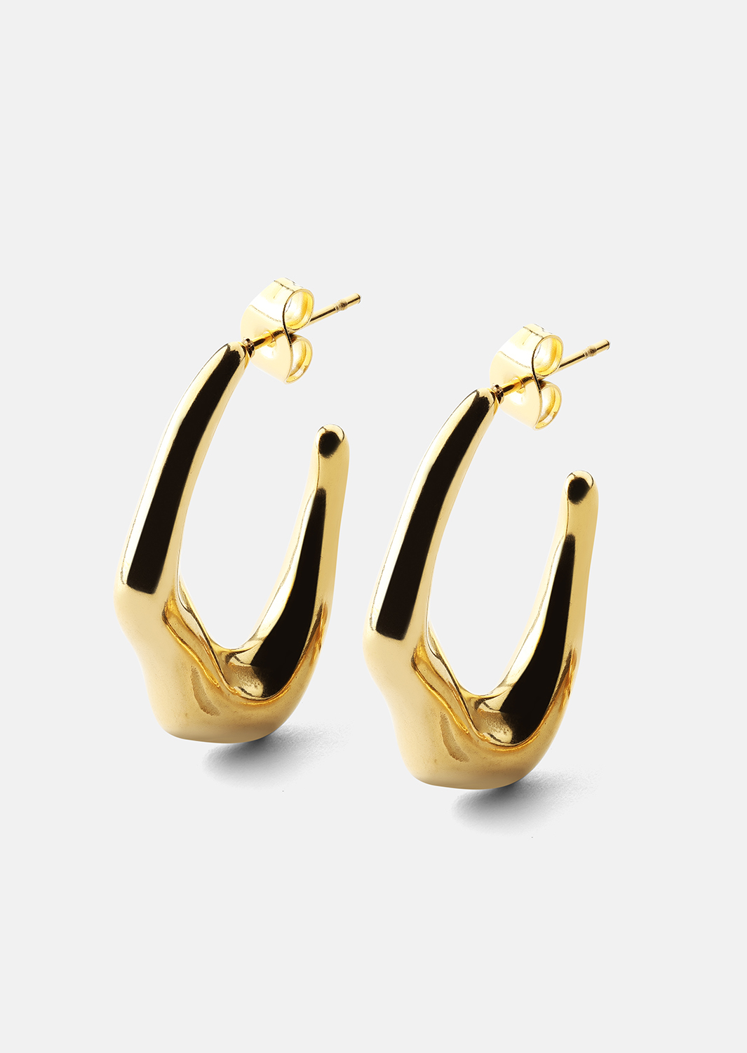 Korvakoru Bold Drops - 18k Kullattu