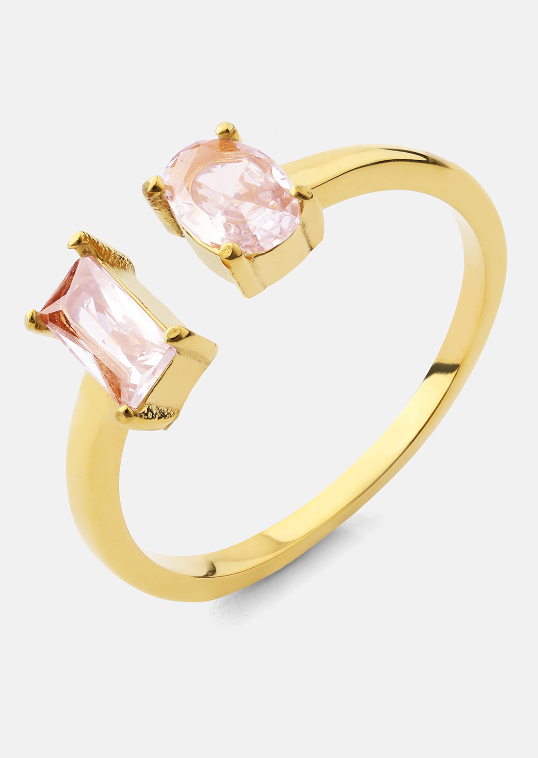 Sormus Rosé Duo - 18k Kullattu