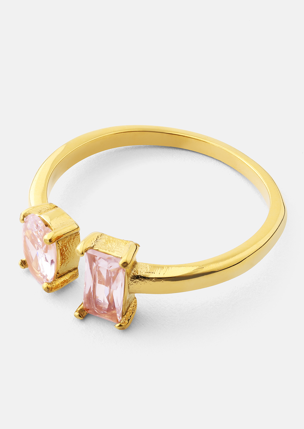 Sormus Rosé Duo - 18k Kullattu