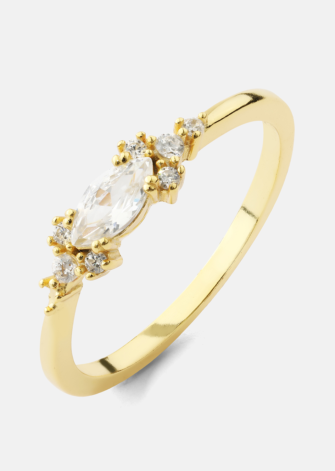 Elysia Sormus - 18k Kullattu