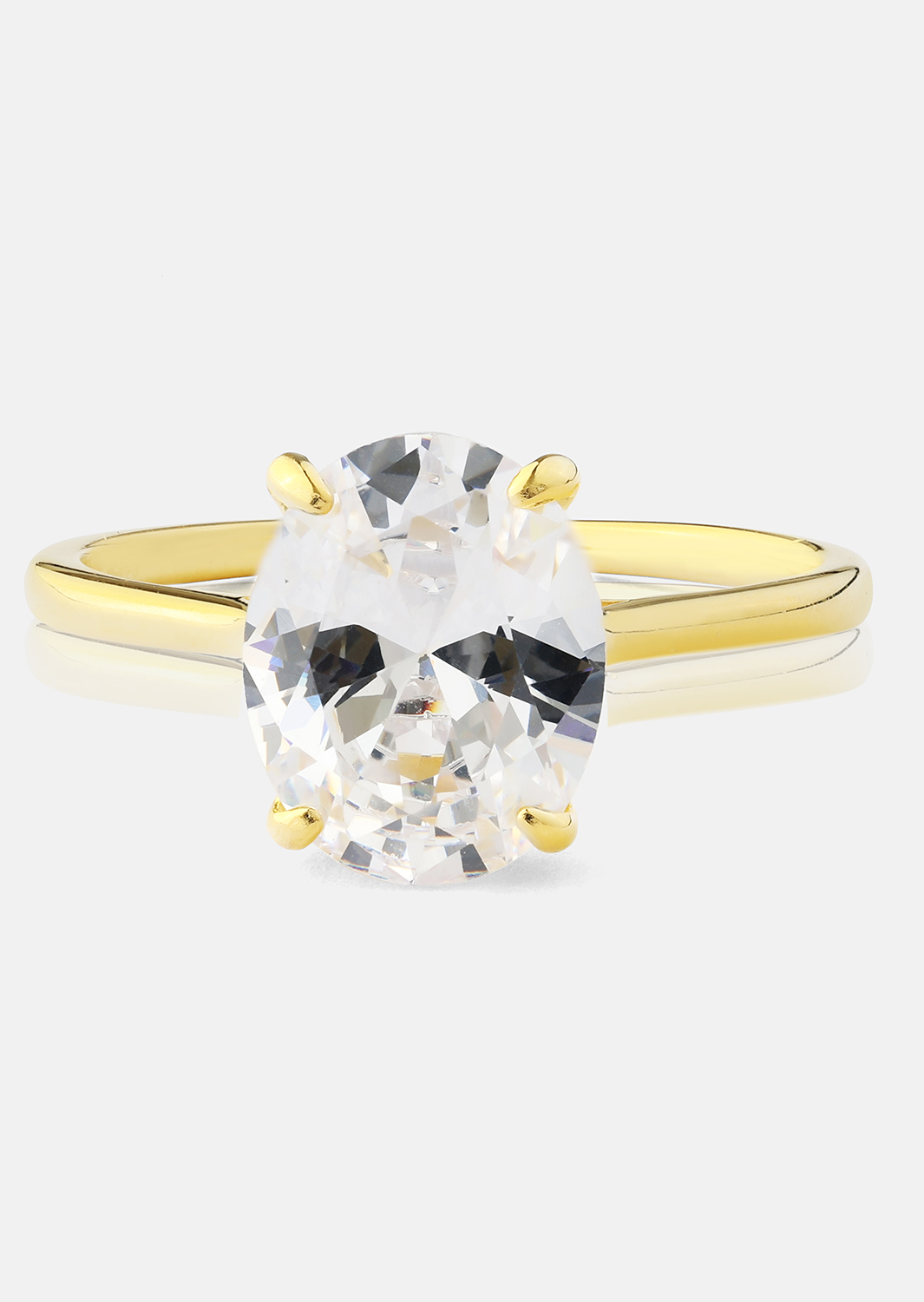 Sormus Clarity - 18k Kullattu