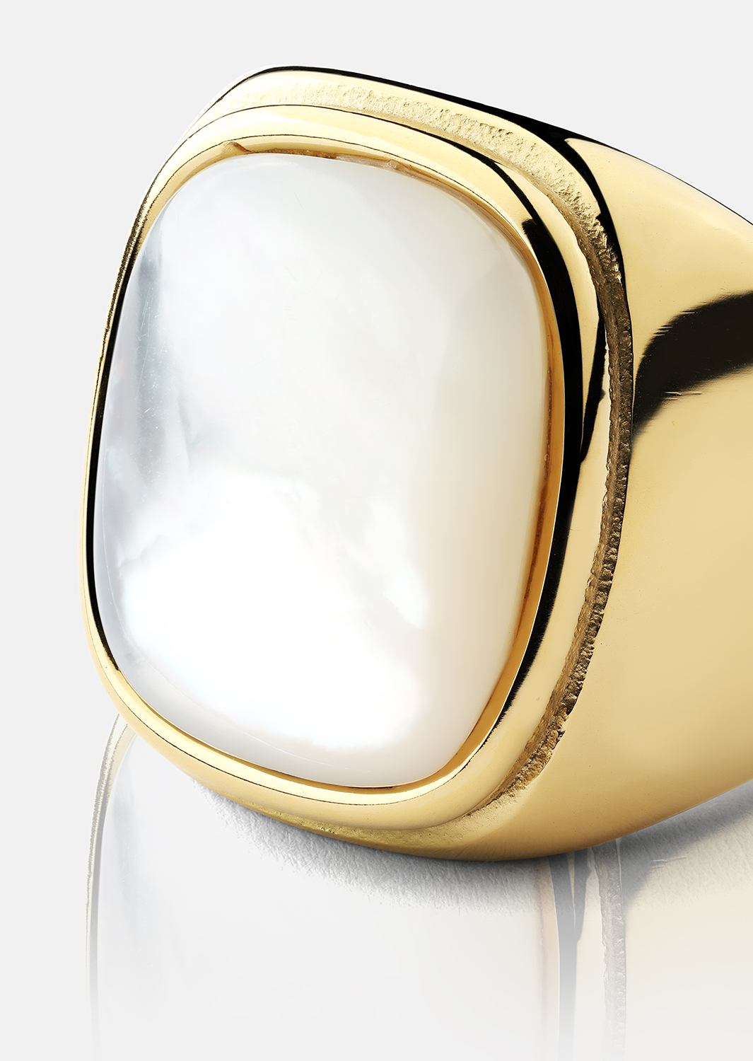 Sormus Blanche - 18k kultapäällysteinen