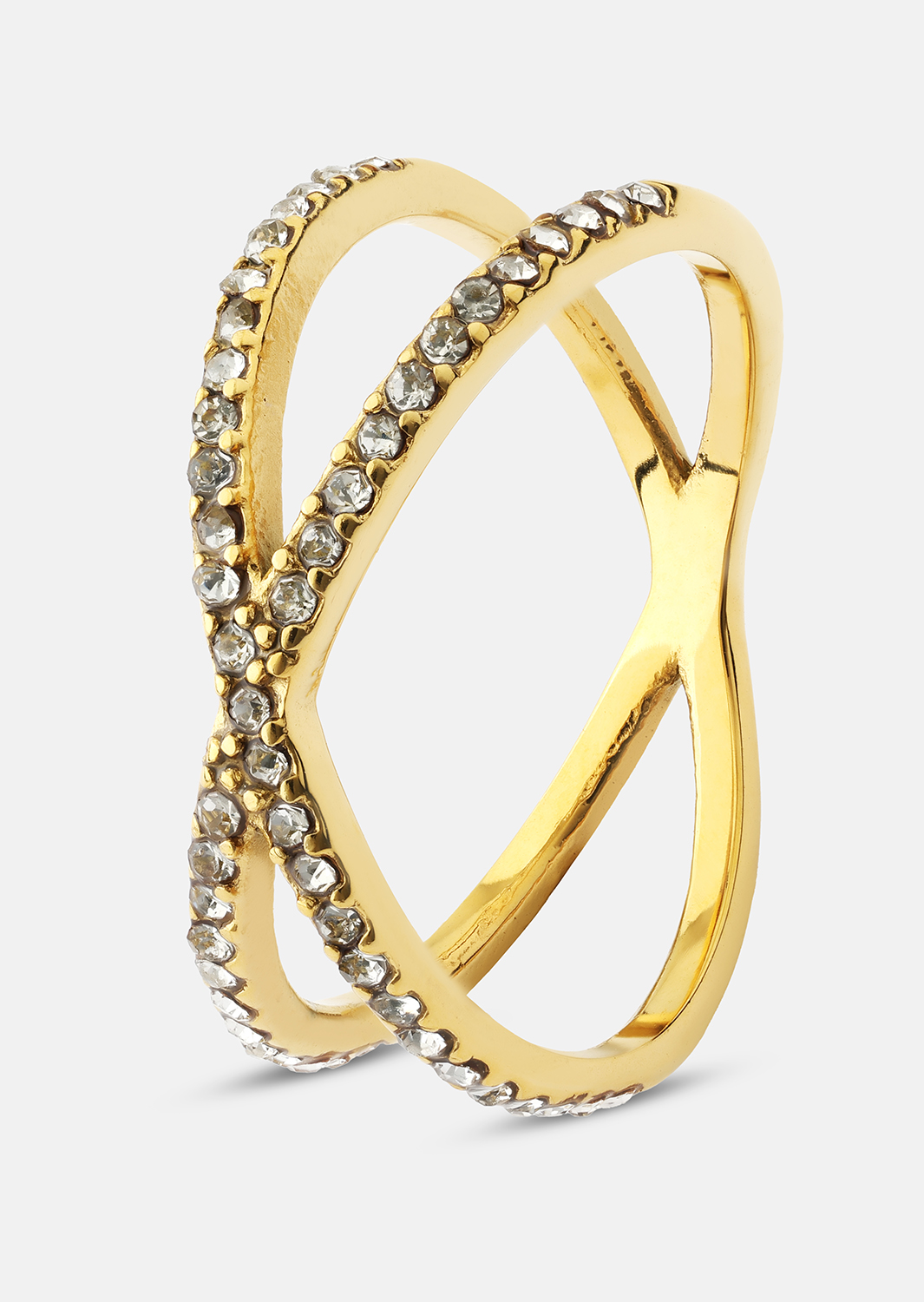 Sormus Sparkle X - 18k kultapäällysteinen