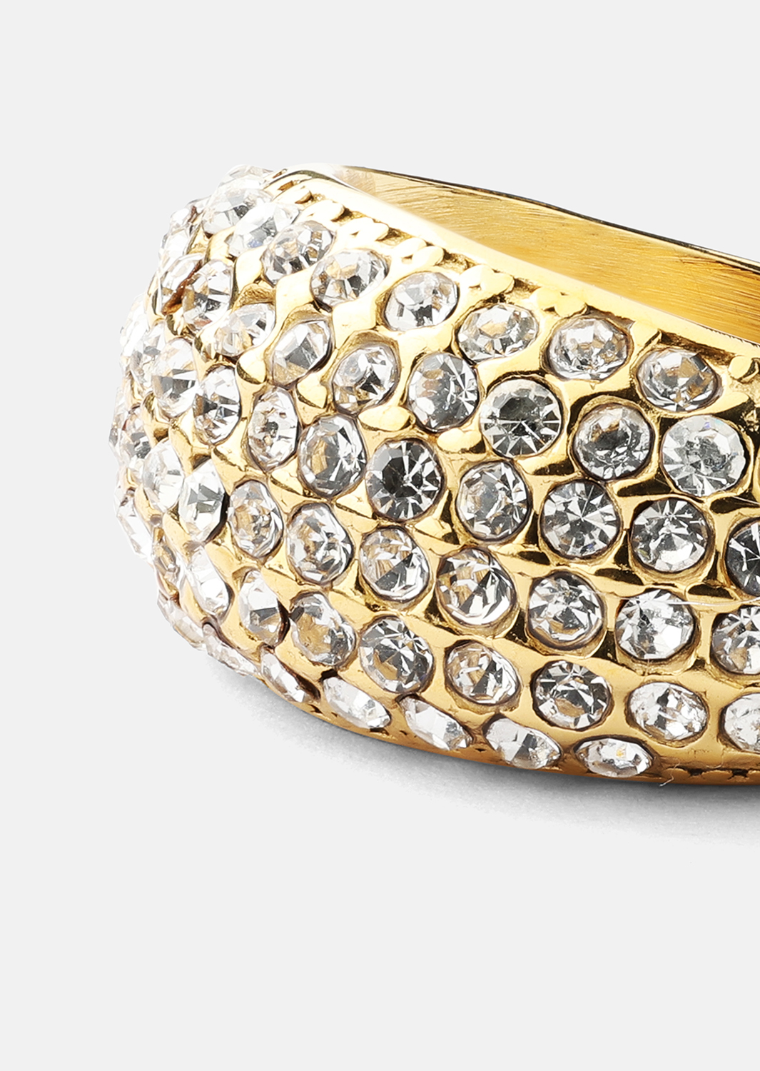 Stella Glimmer Sormus - 18k Kullattu