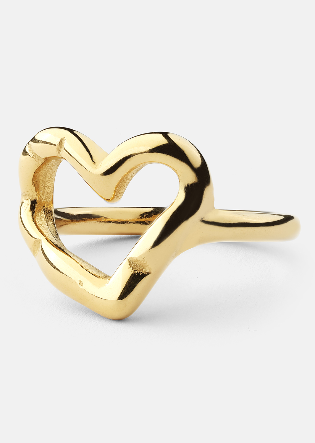 Sormus Heartbeat - 18k Kullattu