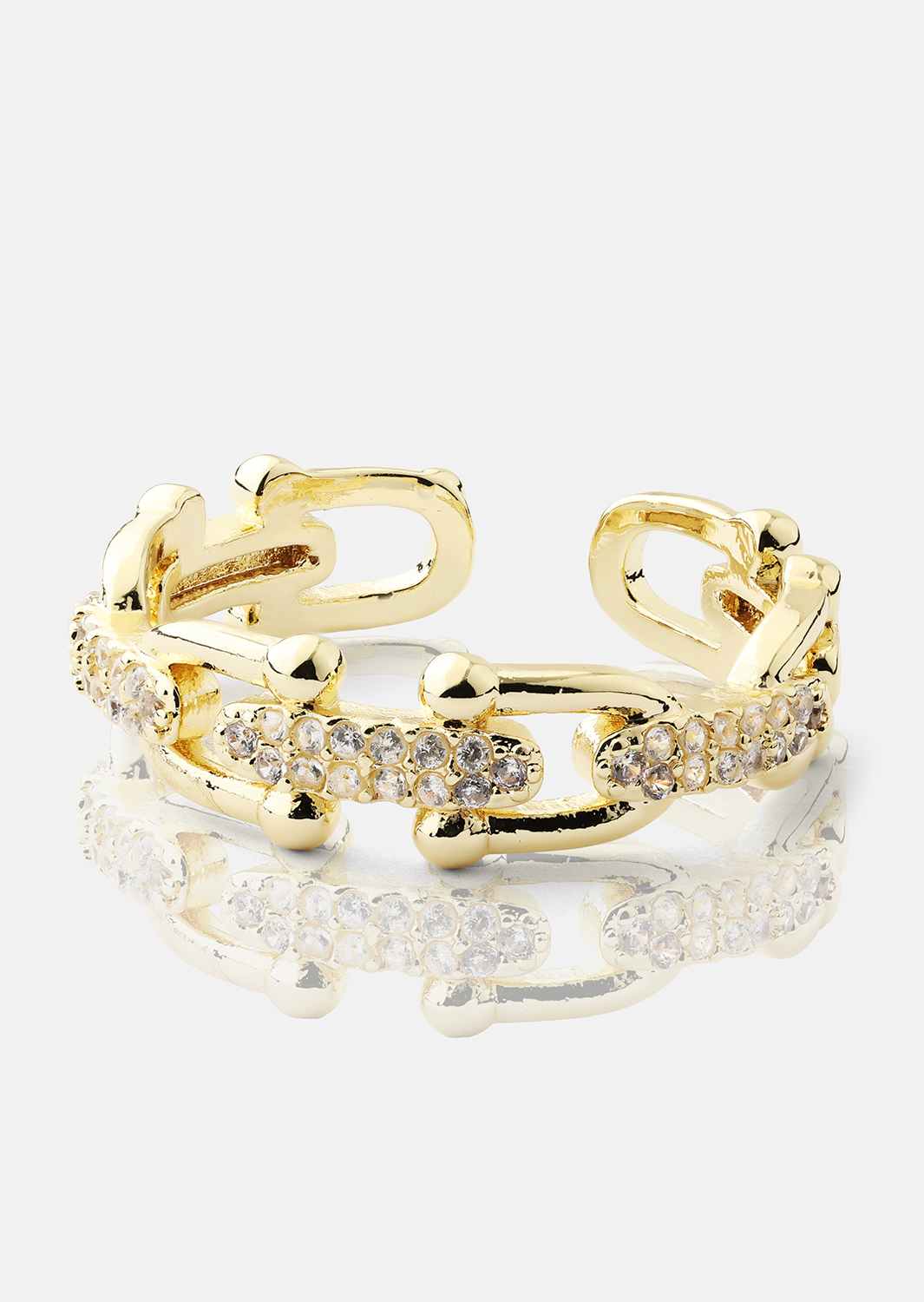 Sormus Link Luxe - 18k Kullattu