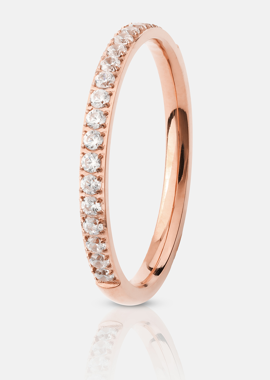 Sormus Gloomy - 18k Rose Kullattu