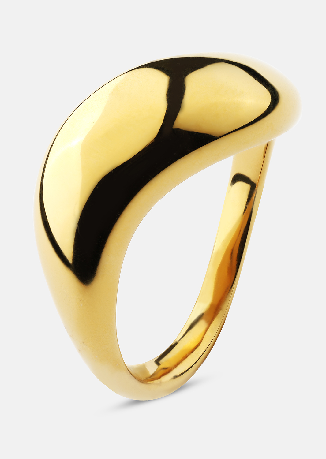 Sormus Soft Curve - 18k Kullattu