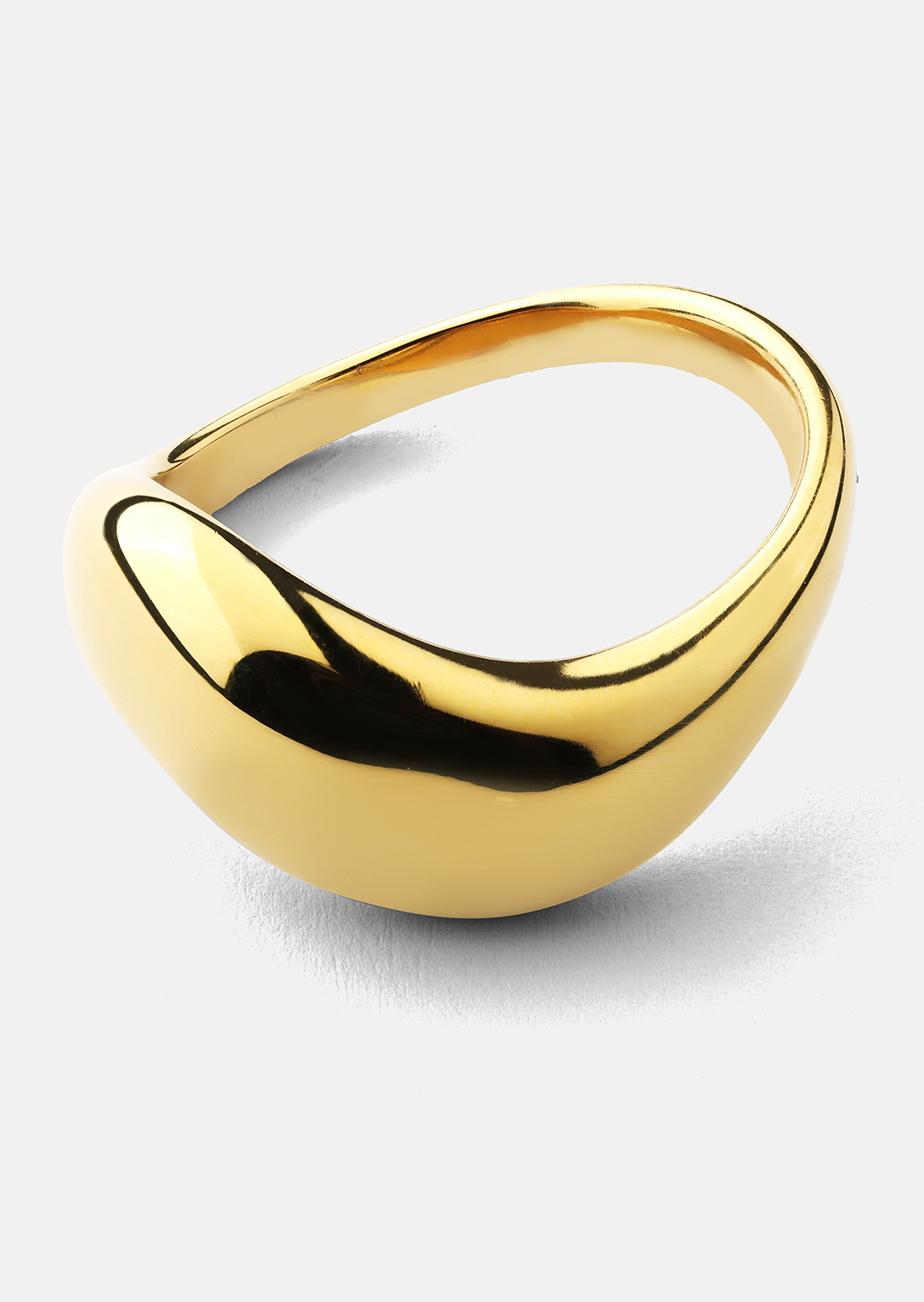 Sormus Soft Curve - 18k Kullattu