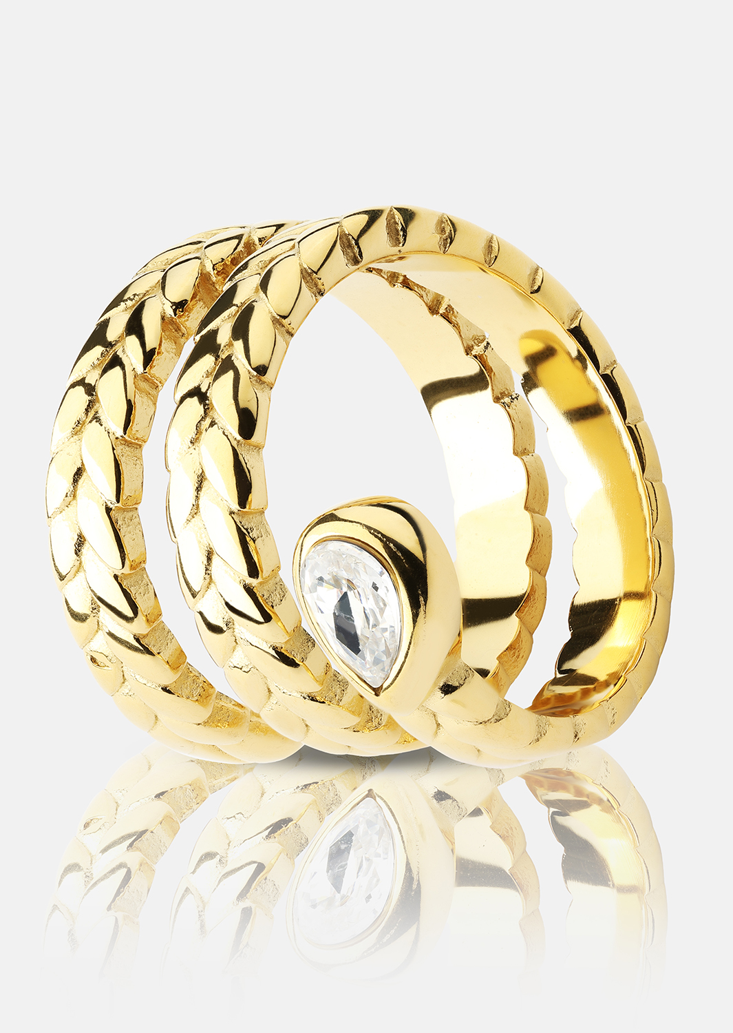 Sormus Elira - 18k Kullattu