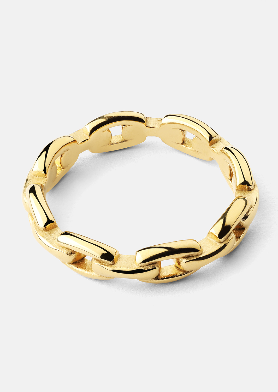 Sormus Bold Chain - 18K Kullattu