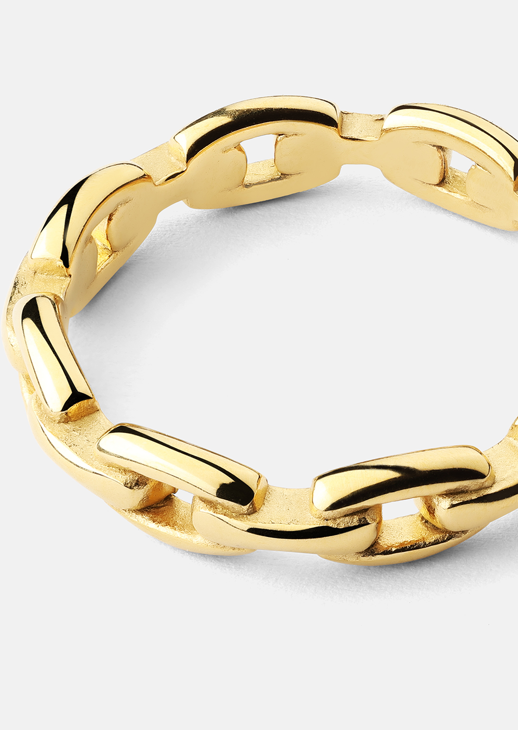 Sormus Bold Chain - 18K Kullattu
