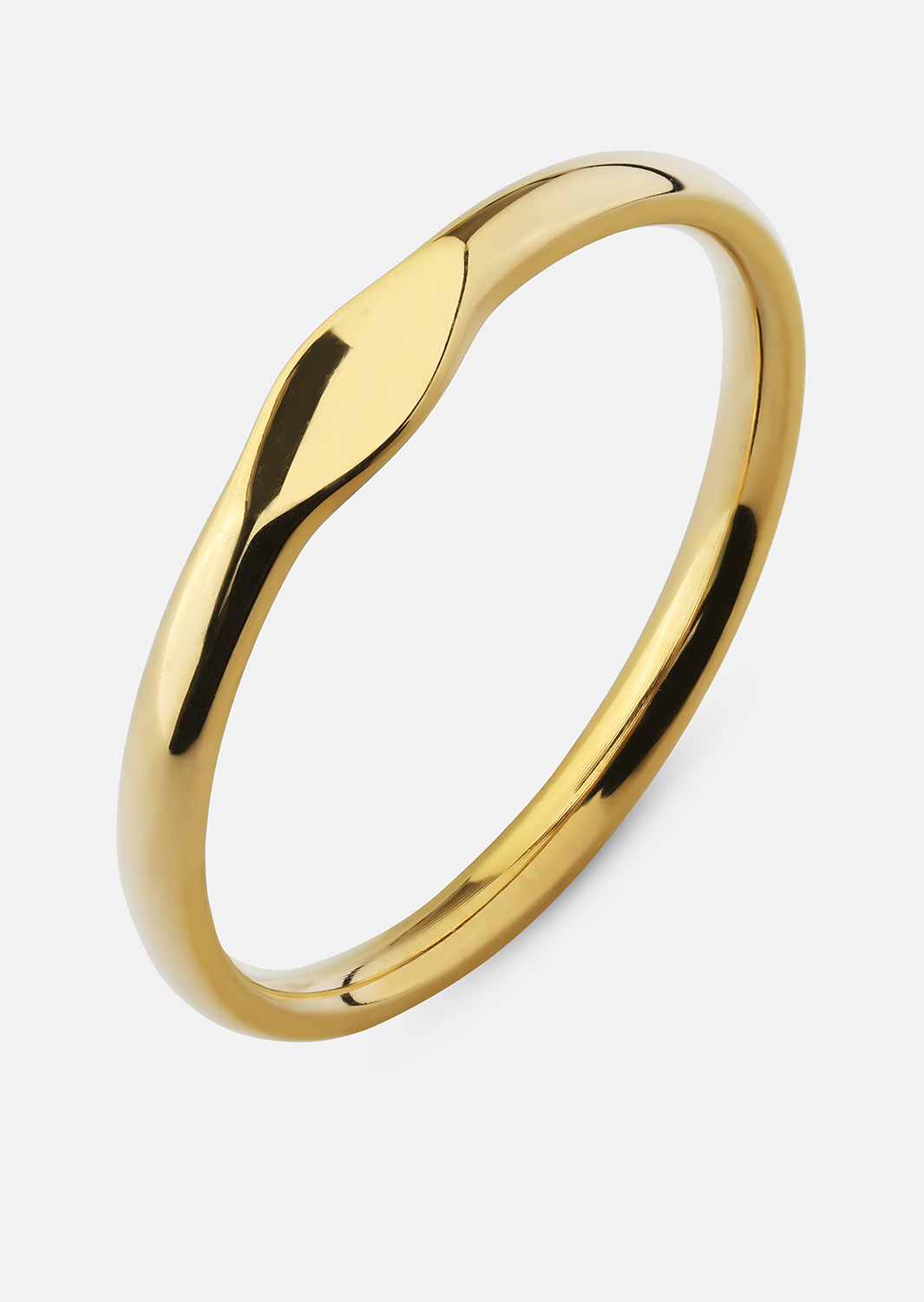 Initial Sormus – 18k Kullattu