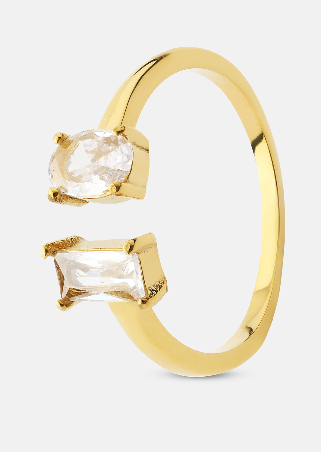 Sormus Duo Cut - 18k Gold Plated