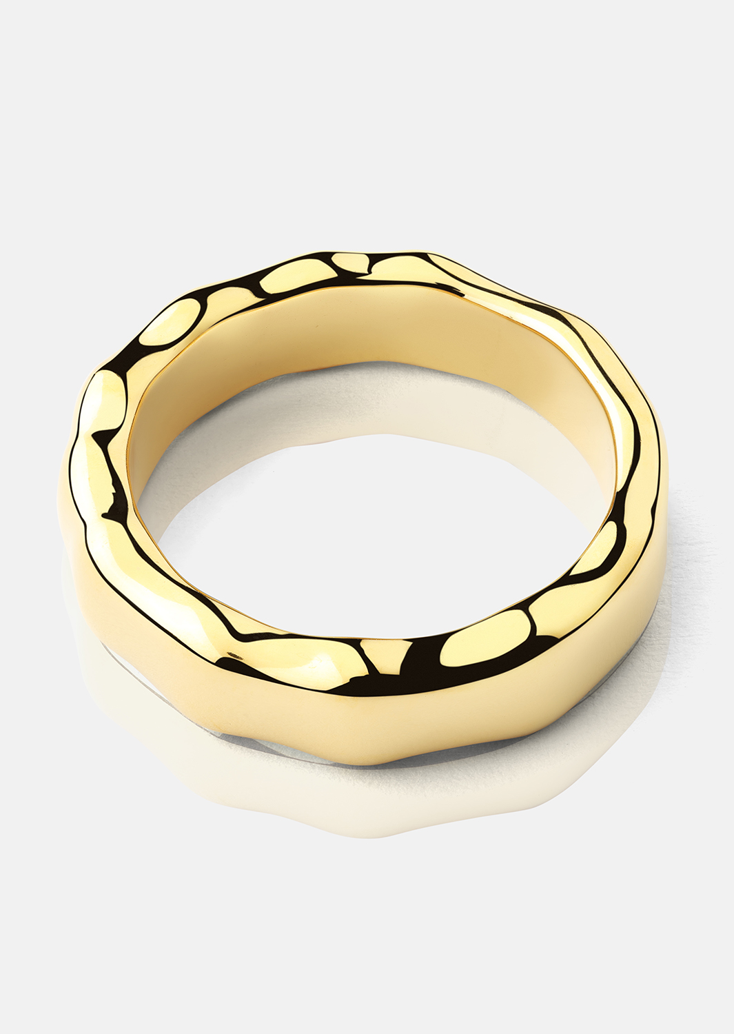 Sormus Sculpted Flow - 18k Kullattu