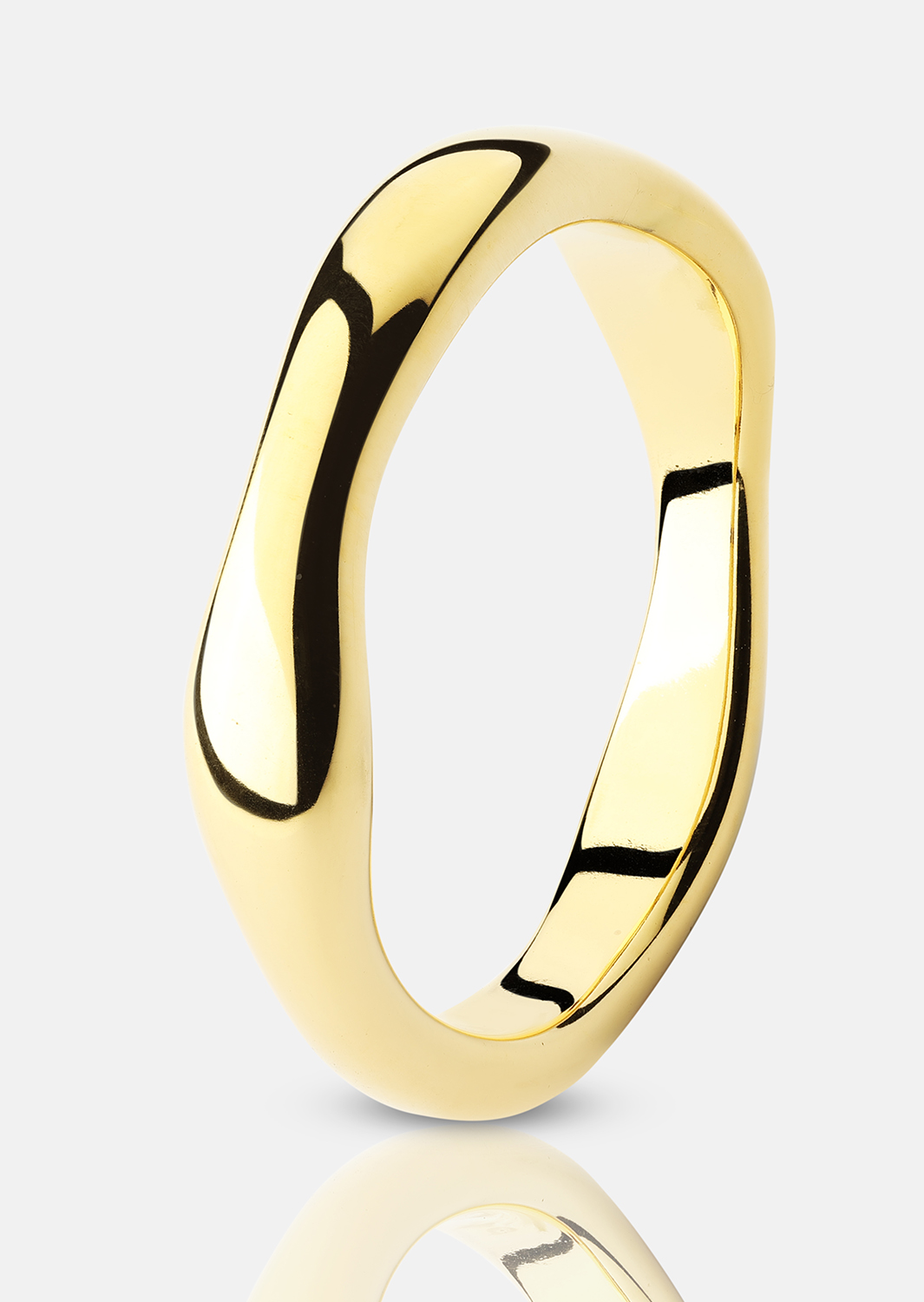 Sormu s Flow Sormus Thin - 18k Kullattu