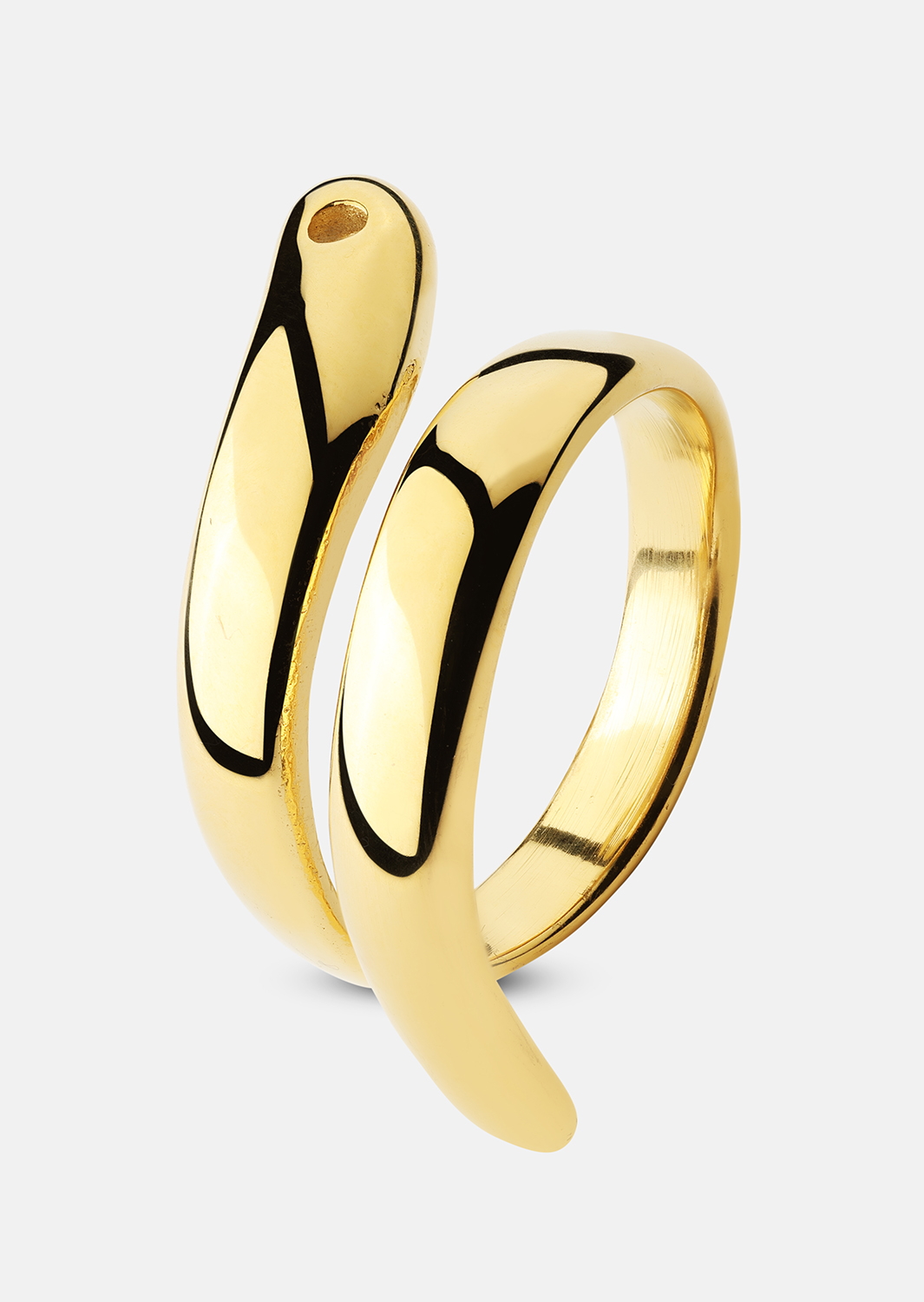 Sormus Wave - 18k Kullattu