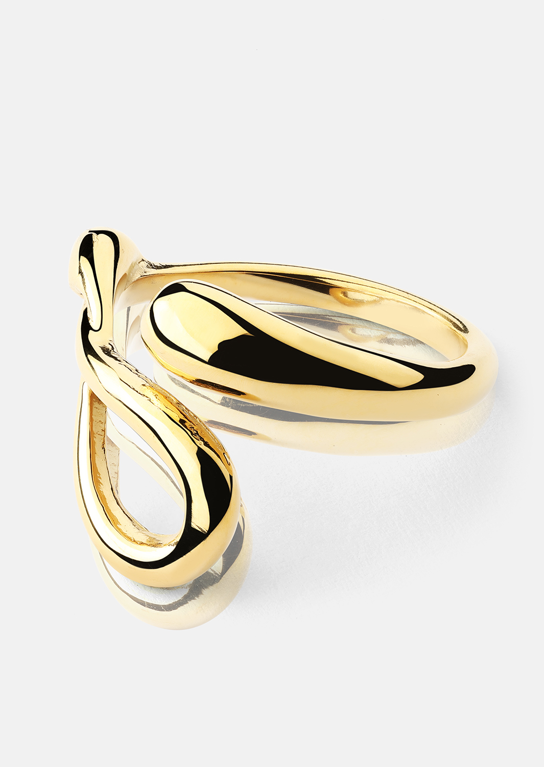 Sormus Loop - 18k Kullattu