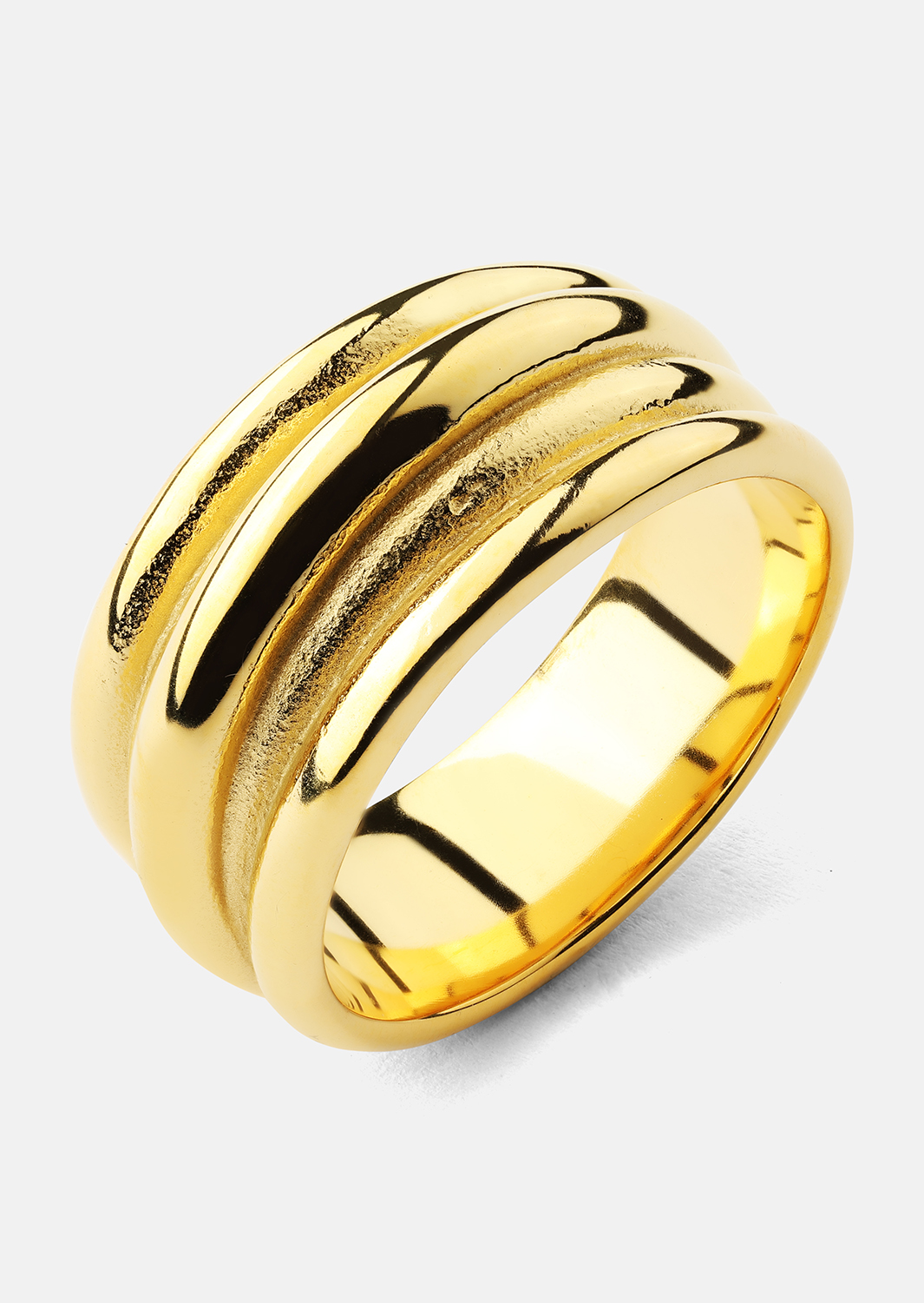 Sormus Aurora Bold - 18K Kullattu