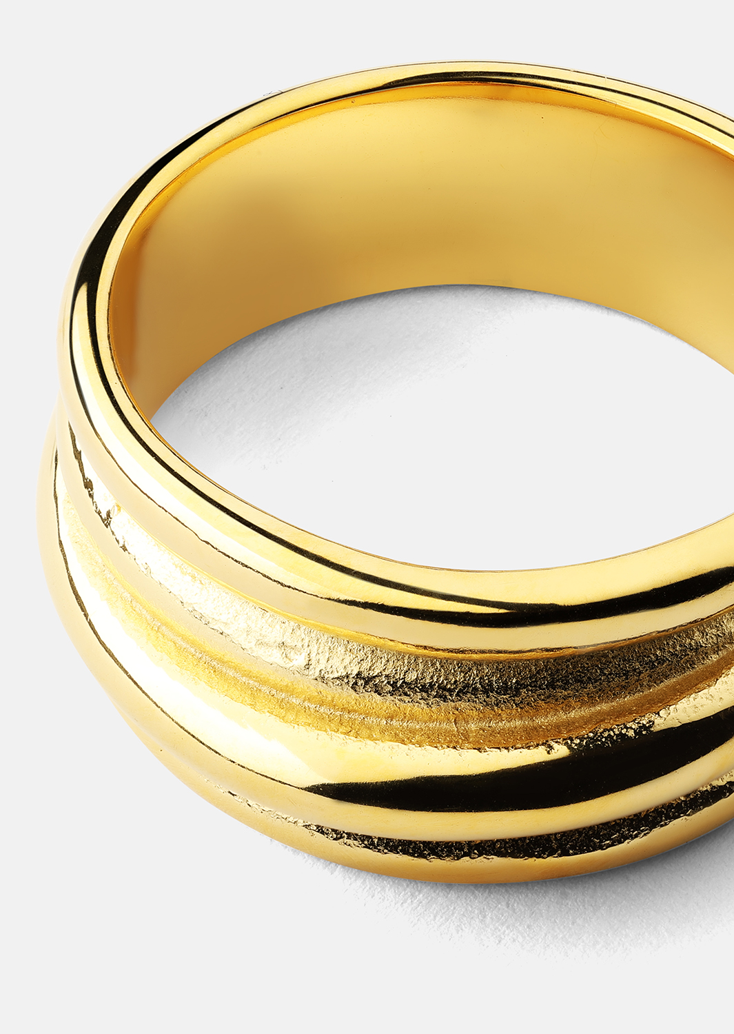 Sormus Aurora Bold - 18K Kullattu