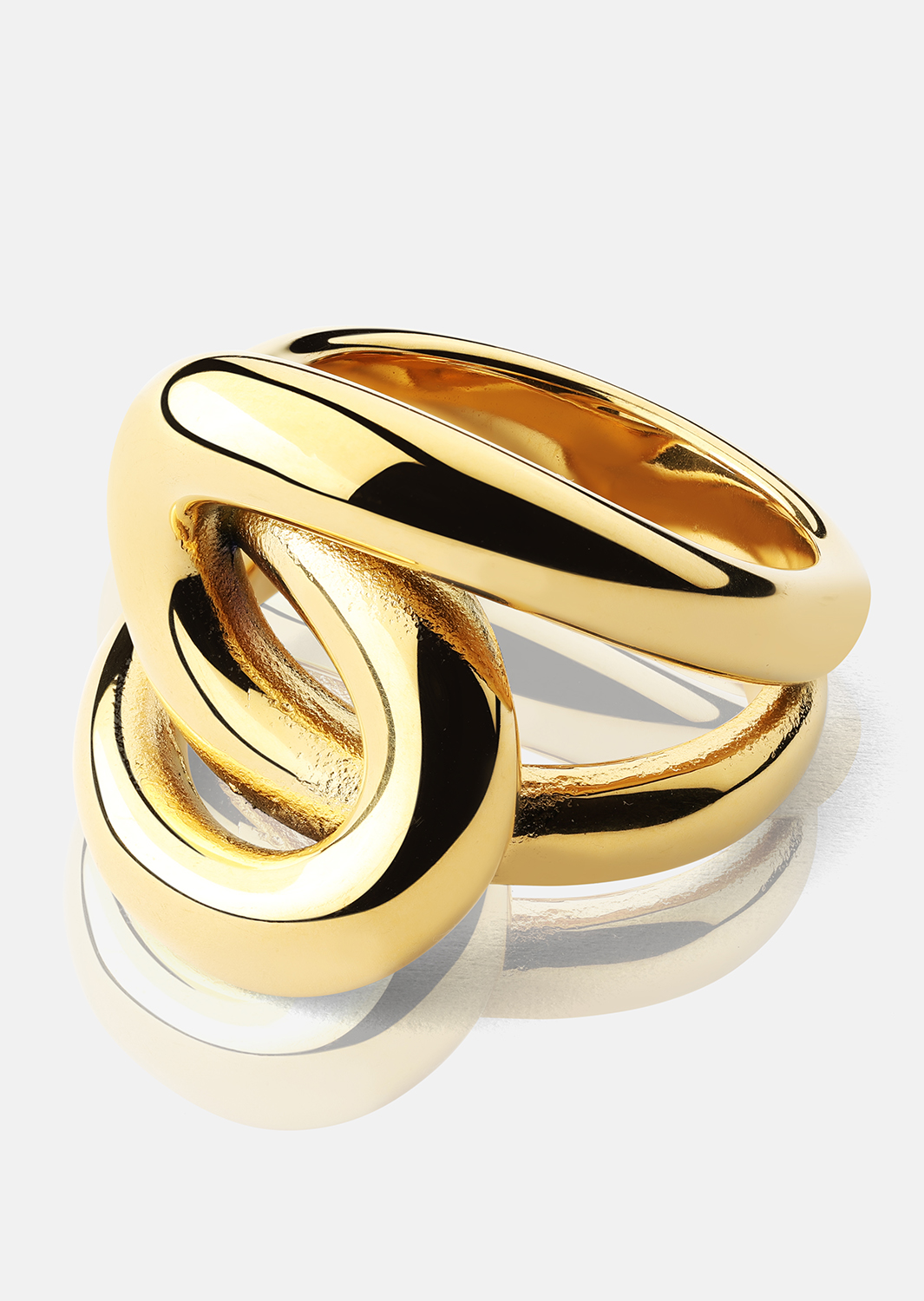Sormus Infinity Knot - 18k Kullattu